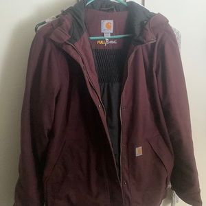 Purple carhartt full swing jacket